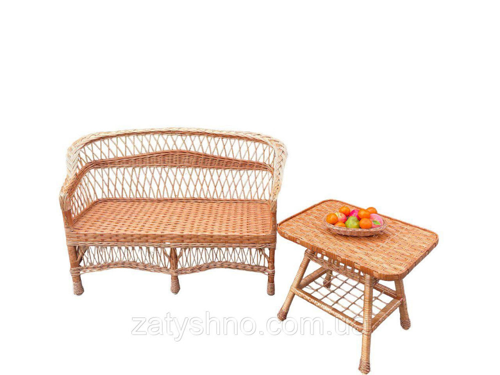 Мебель из лозы плетеная с диваном Киев - изображение 3