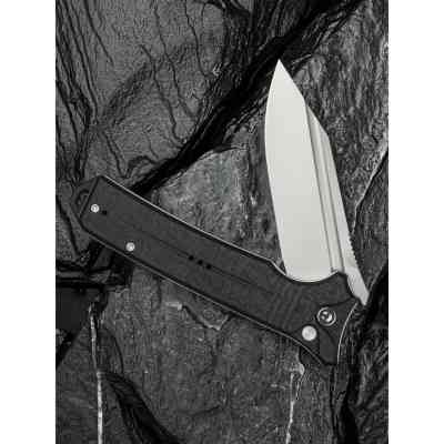 Ніж Civivi Neurohaptic, Bead Blast, чорний G10 (C23080-2) Вінниця