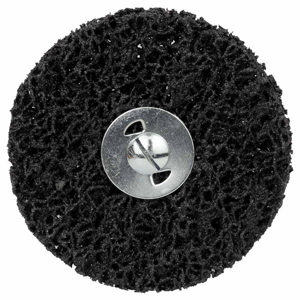 Коло зачистне з нетканого абразиву (корал) Ø100мм з тримачем чорний м'який SIGMA (9175281) Рівне - фото 2