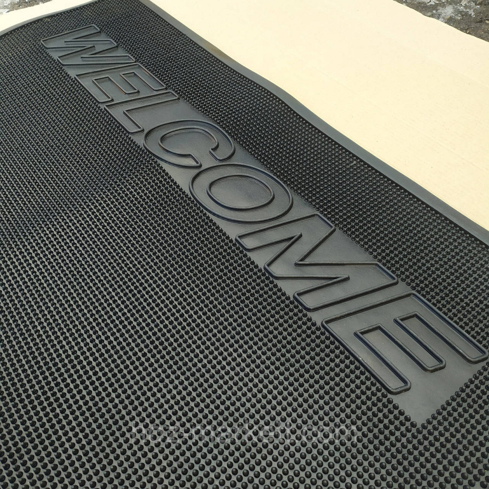 Килимок гумовий Велком напівкруглий розмір 90 см х 60 см Харків - фото 8