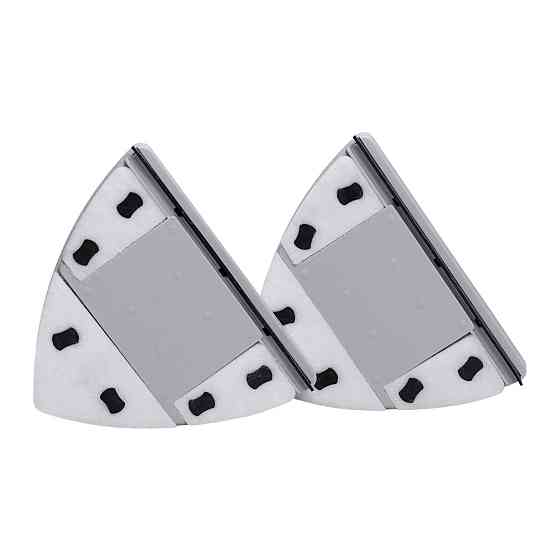 Магнітна щітка для миття вікон 3-8 мм двостороння з фіксацією та страхувальним шнуром HP-35015-24 Київ