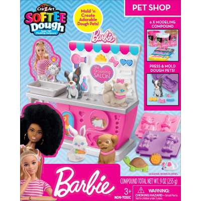 Набор для творчества Cra-Z-Art Barbie Тісто для ліплення , Зоомагазин з формами, набір 10од (34041CRA) Винница - изображение 6