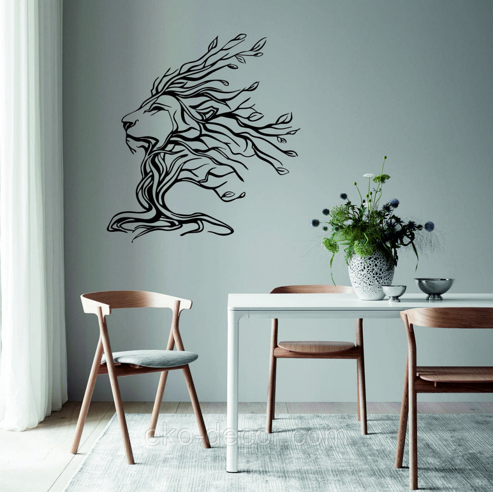 Декоративное настенное 3D Панно «Лев» Декор на стену с объемом Киев - изображение 8