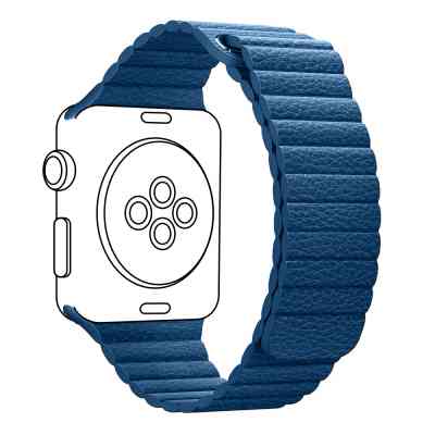 Ремінець до смарт-годинника Armorstandart Leather Loop для Apple Watch 42 (Series 11-10)/41/40/38 Cape Cod Blue (ARM53316) Вінниця