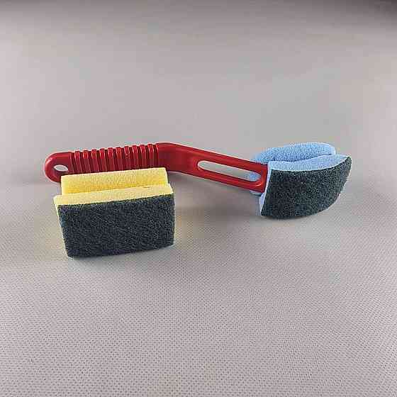 Мочалка для посуду з ручкою поролонова з запаскою Харків