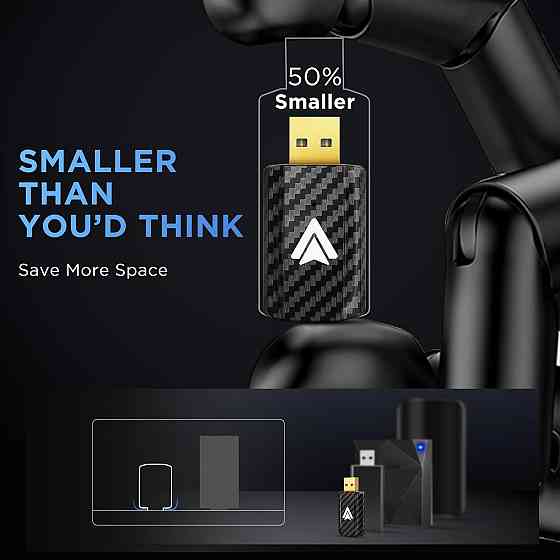 Беспроводной адаптер Android Auto для авто с 2017г, переходник с проводного Android Auto, донгл преобразования Киев