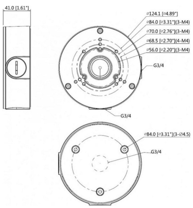 Dahua Water-proof Junction Box | DH-PFA130-E | Відеонагляд. Харків - фото 1