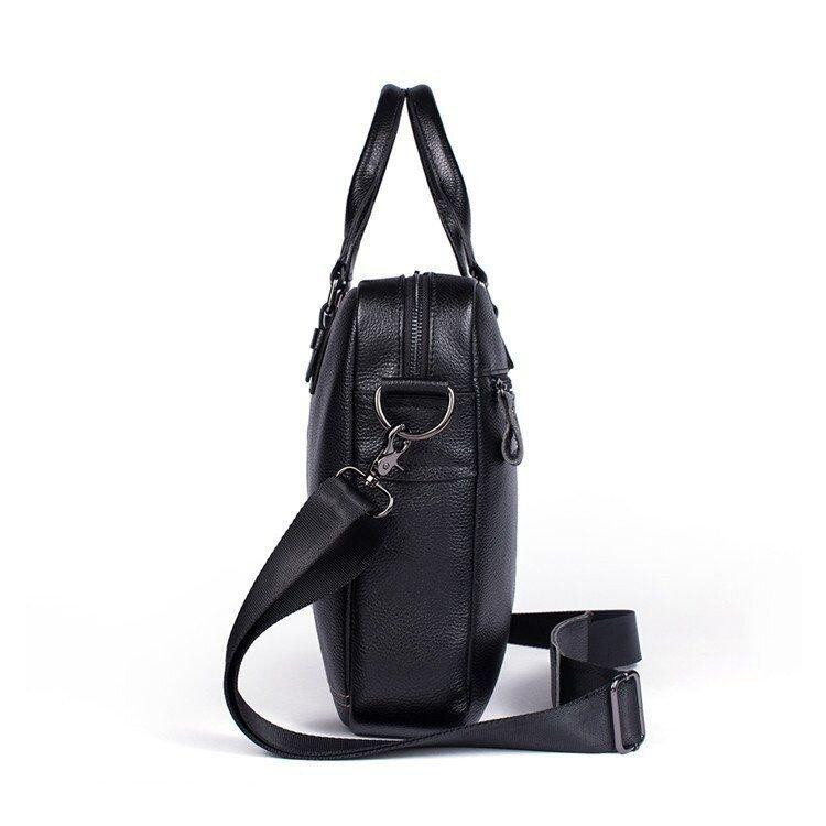 Сумка чоловіча флотар для ноутбака Vintage 14672 Чорна Київ - фото 2