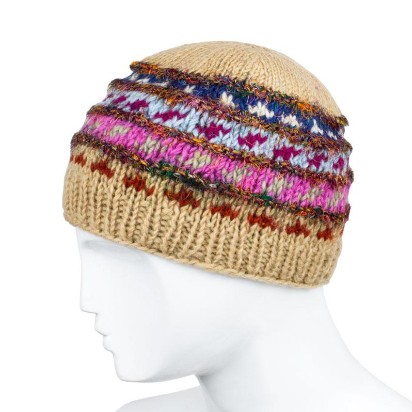 Шапка в'язана вовняна жіноча Київ - фото 1