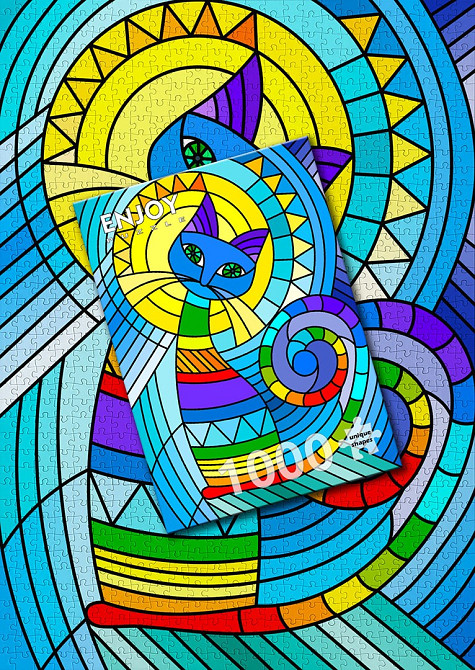 Пазл Декоративний кіт - Ornamental Cat (Enjoy-2121) Киев - изображение 6