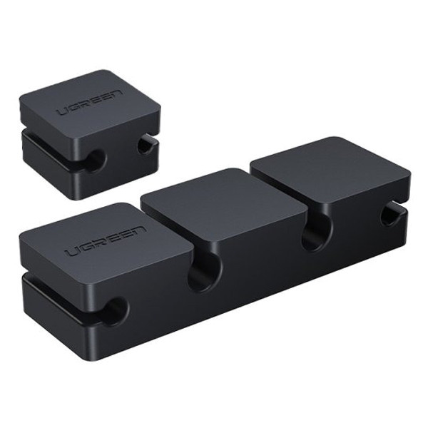 Органайзер для кабелів UGreen Cable Holder Clip Black (Чорний) Миколаїв - фото 2