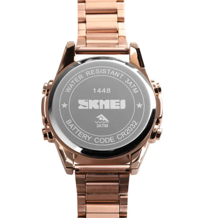 Наручные мужские часы Skmei 1448 Indigo Розовое золото Киев