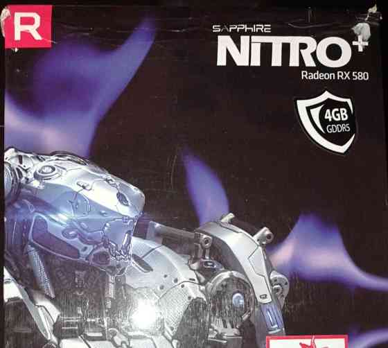 Відеокарта Sapphire Nitro Radeon RX 580-4 Gb. GDDR5 256bit. Київ