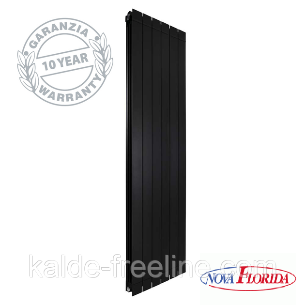 Алюминиевый радиатор для отопления Nova Florida LEDRO s90 2000/90 Black Coffee Харьков - изображение 1