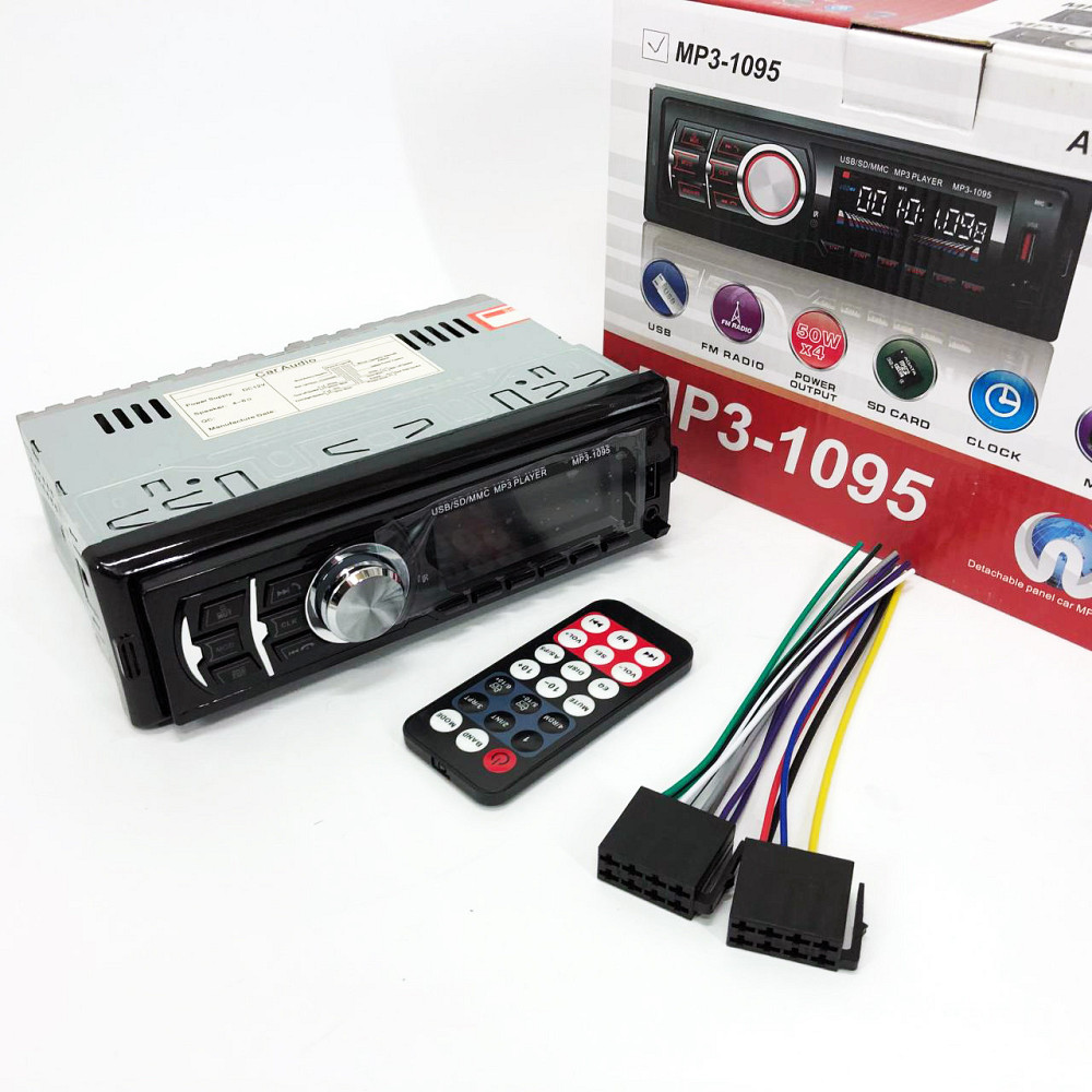 Авто магнітофони MP3 1095/7336 BT ISO, Бюджетна автомагнітола 1 din, Штатна автомагнітола HI-161 для машини Київ - фото 6