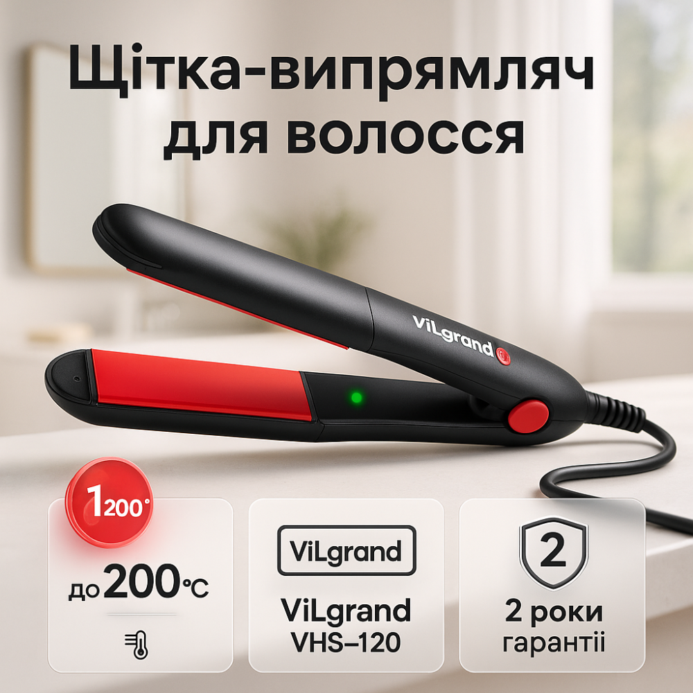 Утюжки-выравниватели ViLgrand VHS-120 55Вт, Утюжок для завивки волос, Утюжок гофре выпрямитель FD-45 Львов - изображение 15