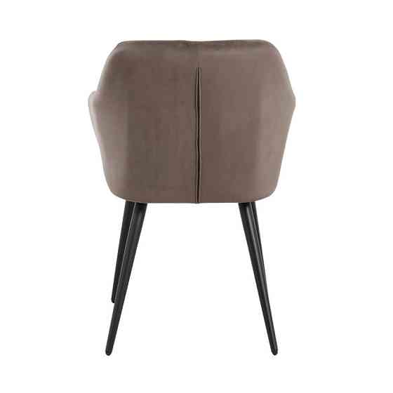 Стілець Арно м'який коричнева тканина Дніпро