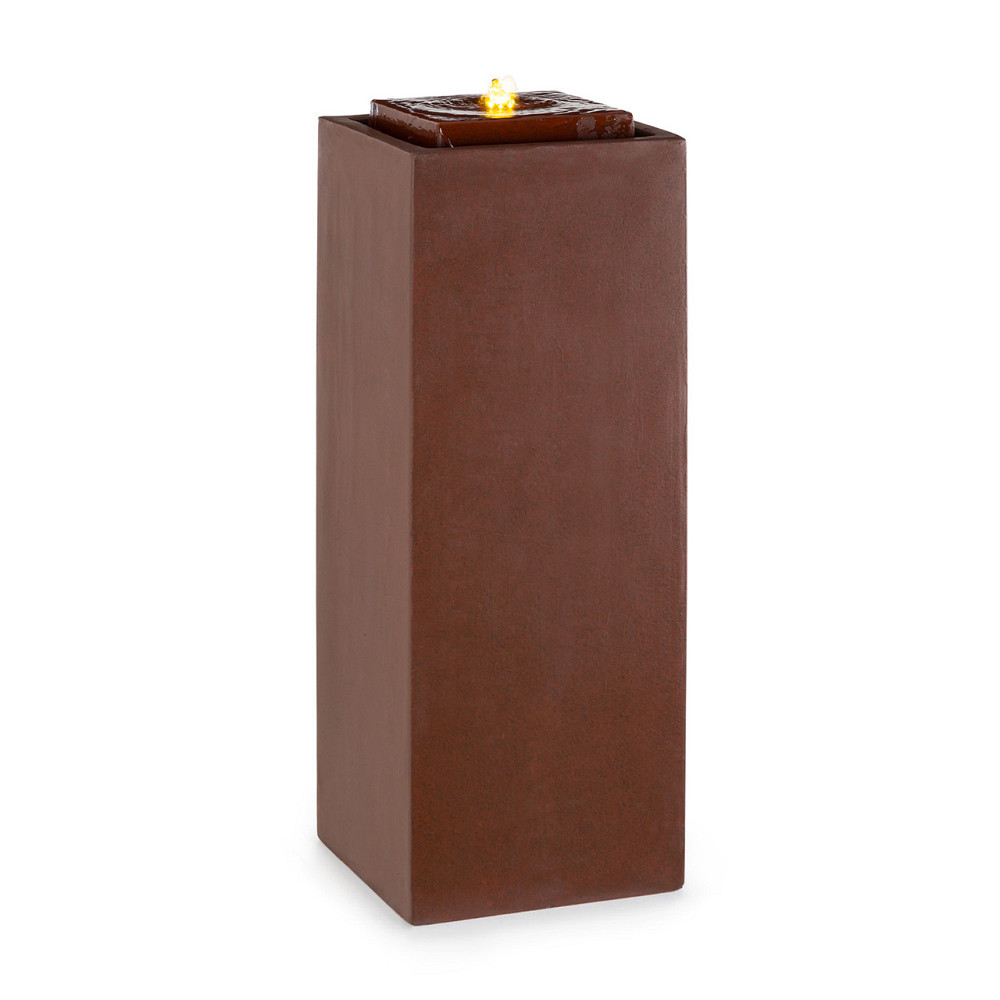 Садовий фонтан Мессіна LED 30 x 84 x 30 см Цемент Мідь (Німеччина, читати опис) Рівне - фото 1