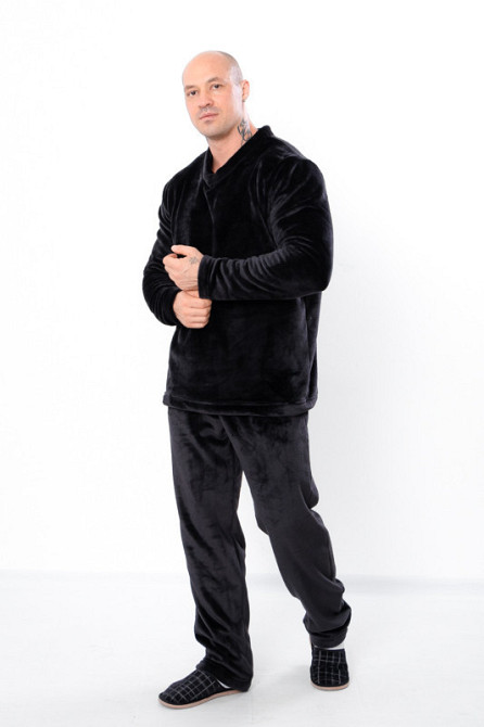 Пижама мужская теплая (домашний мужской комплект) махра топ Киев - изображение 7