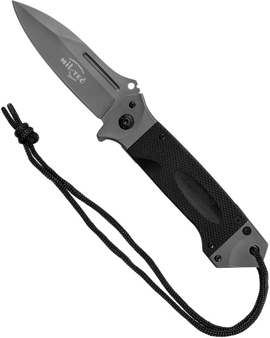 Складаний Ніж з мотузкою + кліпса Mil-Tec від Sturm "Army DA35" (15344502) Нержавіюча сталь Нововолинськ - фото 3