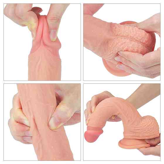 Фаллоимитатор - Dual-Layered Silicone Cock 8.5