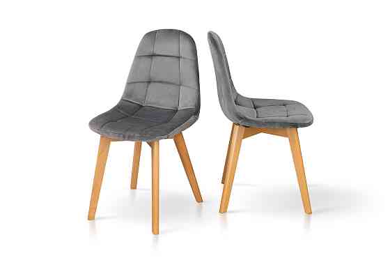 Стілець ІРИС, велюр сірий Київ