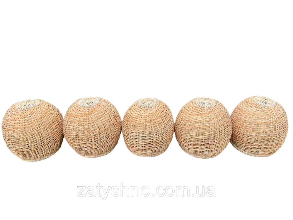 Набор абажур из лозы круглых 5 шт Киев - изображение 1