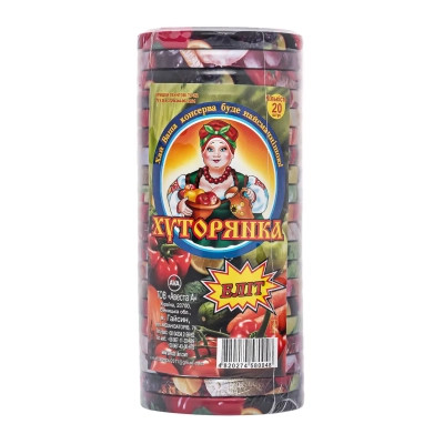 Кришка для банки Хуторянка Еліт євро Твіст Офф 20 шт (Еліт закаточна євро Твіст Офф 20 шт) Вінниця - фото 2