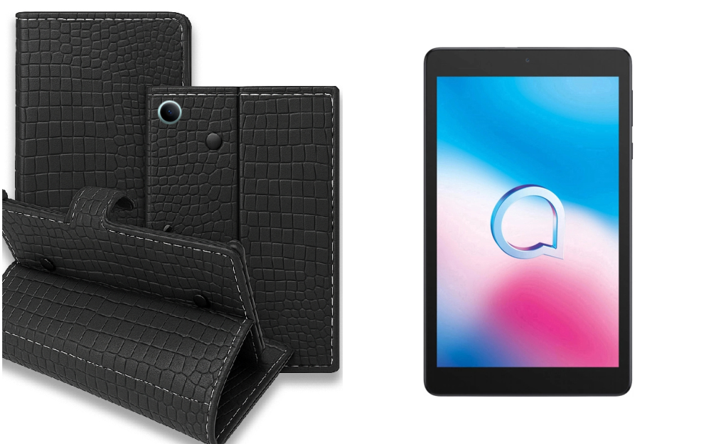 Книжка-трансформер для планшета Alcatel 3T 10 (2020), колір Black Krokodil Black Київ - фото 1