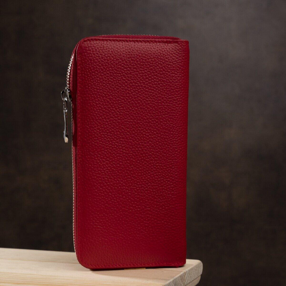 Кошелек женский ST Leather 18419 (ST45-2) очень надежный Красный Киев - изображение 9