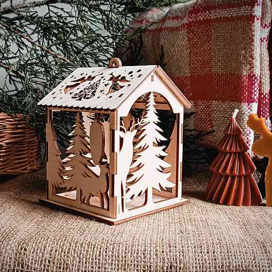 Новорічний подарунок - нічник з LED підсвіткою 14 см Ірпінь