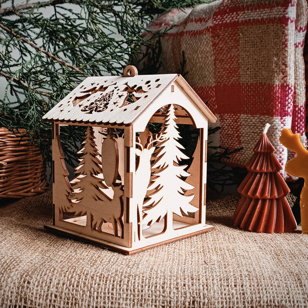 Новогодний подарок – ночник с LED подсветкой 14 см. Ирпень - изображение 1