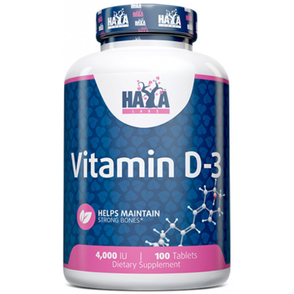 Витамин D3 Haya Labs Vitamin D3 4000 IU 100 tabs Луцк - изображение 1