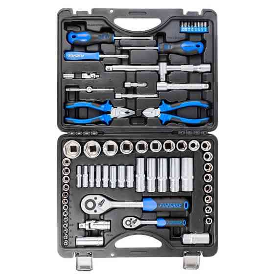 Набір інструментів 69 пр.,1/4",1/2", (6 гр.) (4-32 мм) Forsage F-4603-5 Одеса