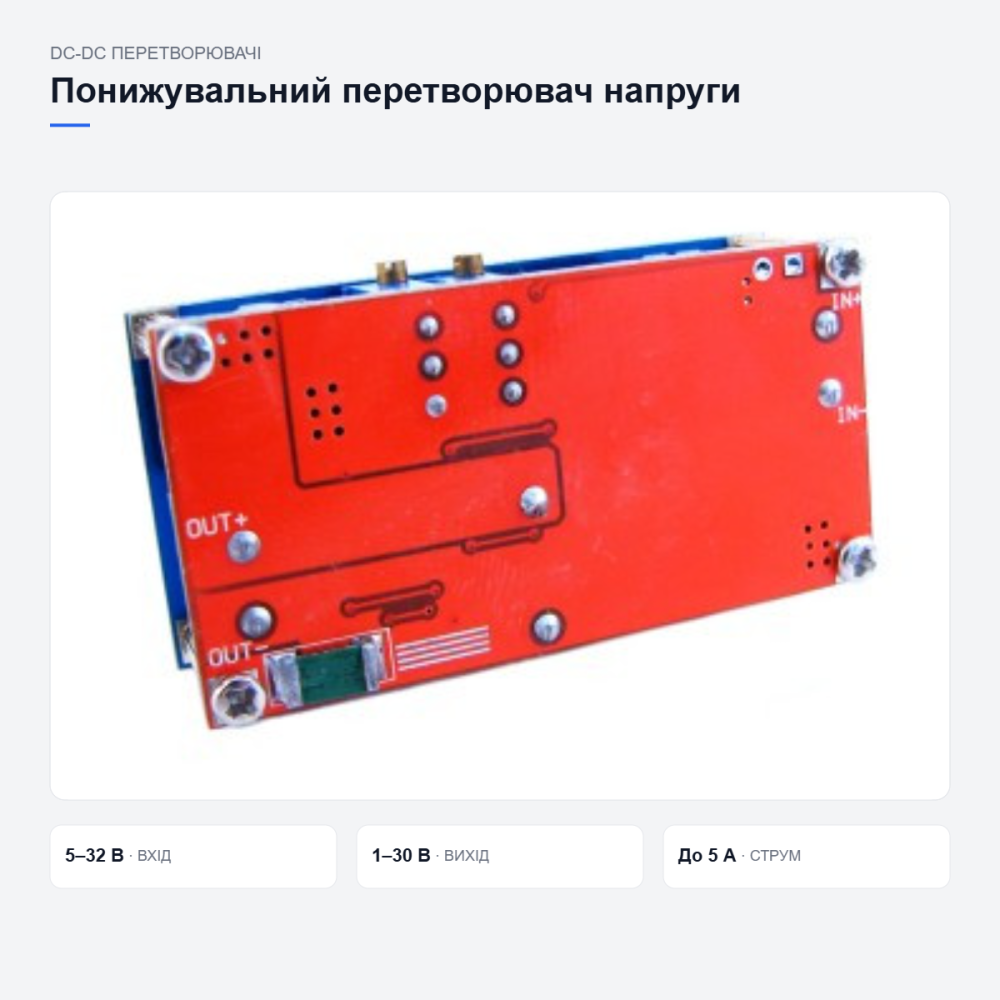 Понижающий преобразователь напряжения XL4015 Киев - изображение 12