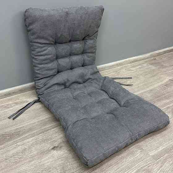 Подушка для стільців (50x120х4 см) подвійна Decorator Соро колір сірий 84-197 Київ