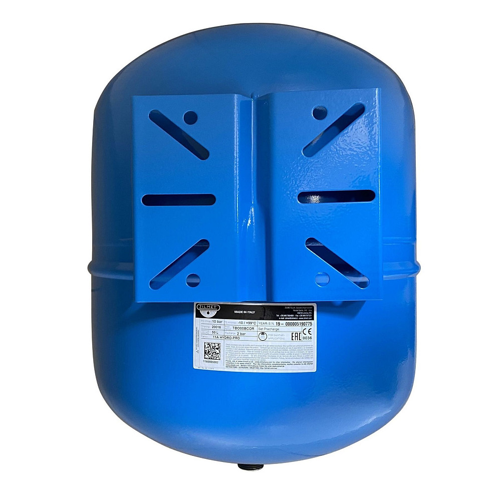 Гідроакумулятор з фіксованою мембраною 50 л Zilmet HYDRO-pro 10bar горизонтальний ( 11A0005002 ) Тернопіль - фото 2