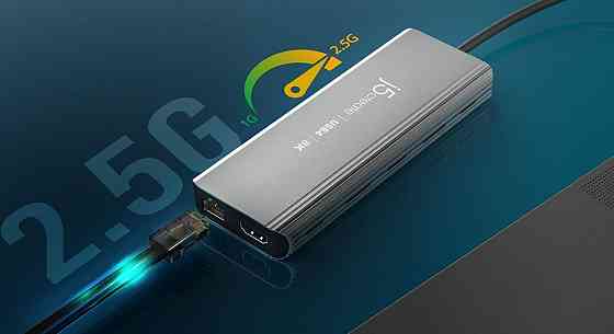 USB-хаб J5create USB-C 6-в-1 Grey (JCD403-N) ( 17916 ) Харків