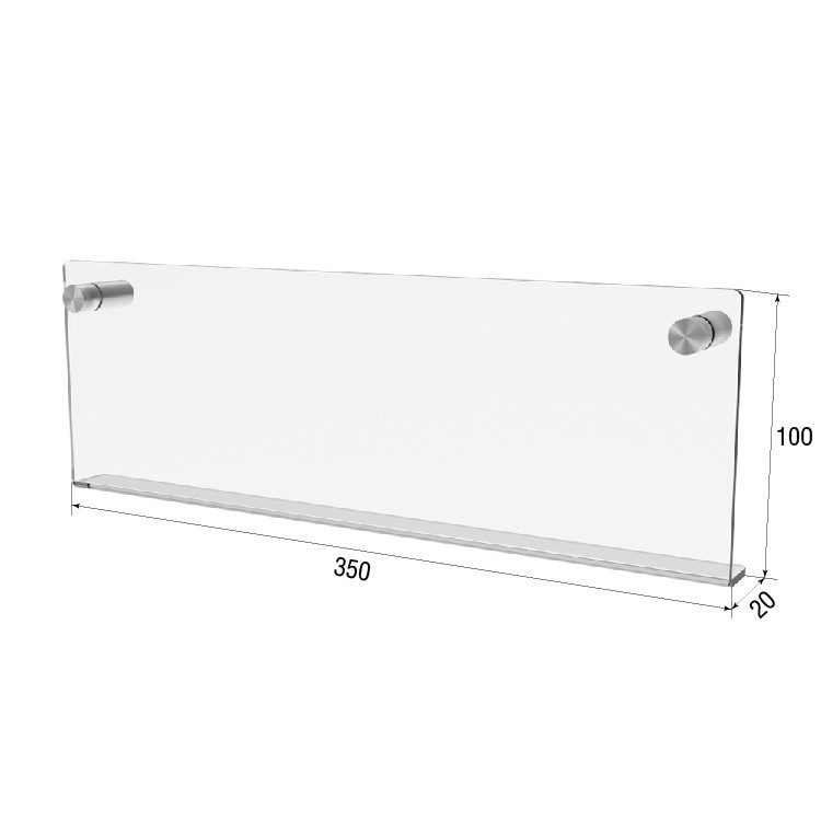 Полиця EKOSTAR настінна 350х100 Київ - фото 3