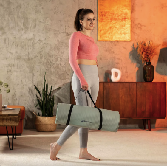 Колрик для йоги Hop-Sport HS-NB015GM NBR 1,5см оливковый Киев