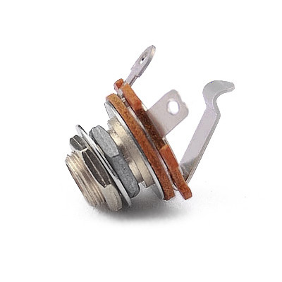 Вихідний роз&apos;єм для гітари Paxphil 1/4 Output Jack (Chrome) (JC10/2P) Вінниця - фото 1