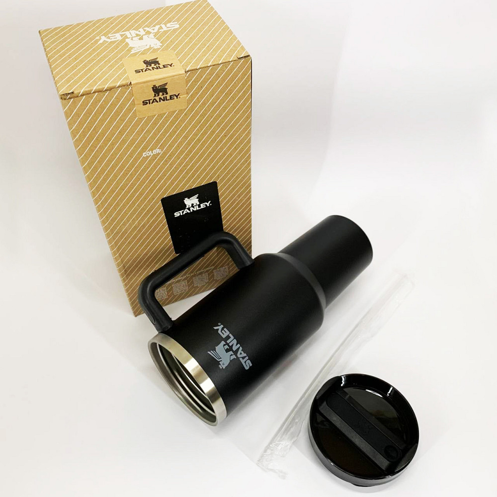 Красивый небольшой термос Stanley, Кружка термос для кофе туристический прорезиненный DT-58 Львов - изображение 7