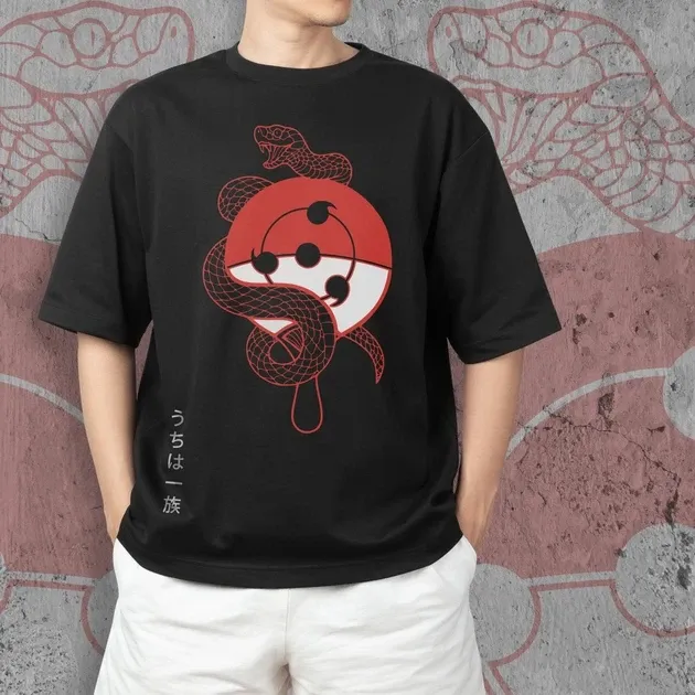 Футболка для подростка мальчика с принтом Наруто Клан Учіха 2 Размер 160 Anime10096 Днепр - изображение 4