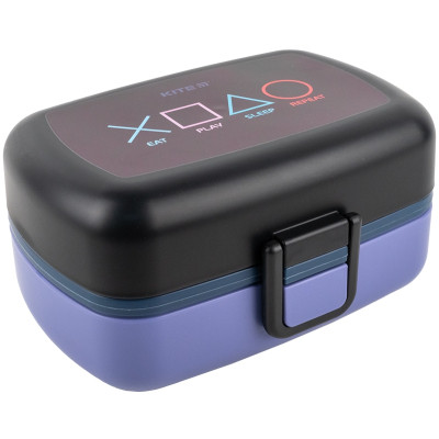 Ланч-бокс детский Kite с наполнением 1150 мл, черный (K23-180-3) Винница - изображение 1