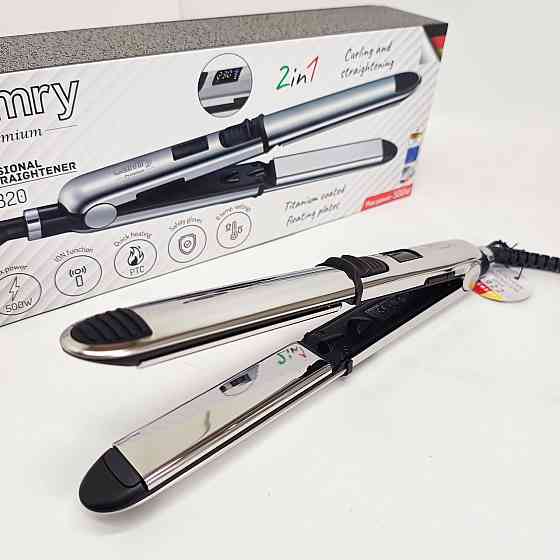 Хороший утюжок выпрямитель для волос, Утюжок для волос с индикатором нагрева узкий SN-78 Львов