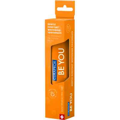 Зубна паста Curaprox Be You Вибілювальна Зі смаком персика й абрикоса з ментоловими кульками 60 мл (7612412429503) Вінниця