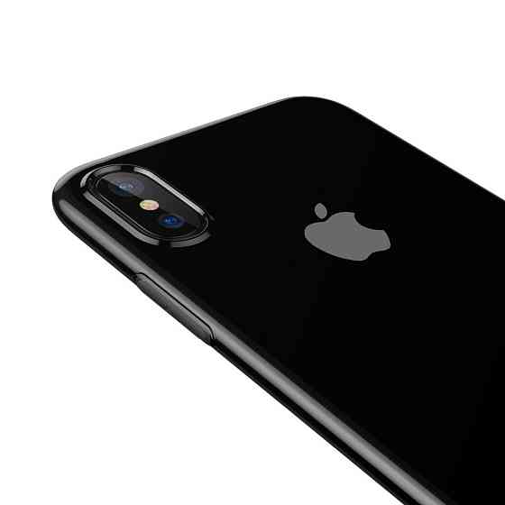 Чохол Baseus для iPhone Xs Max Simplicity Прозорий Чорний (ARAPIPH65-A01) Київ