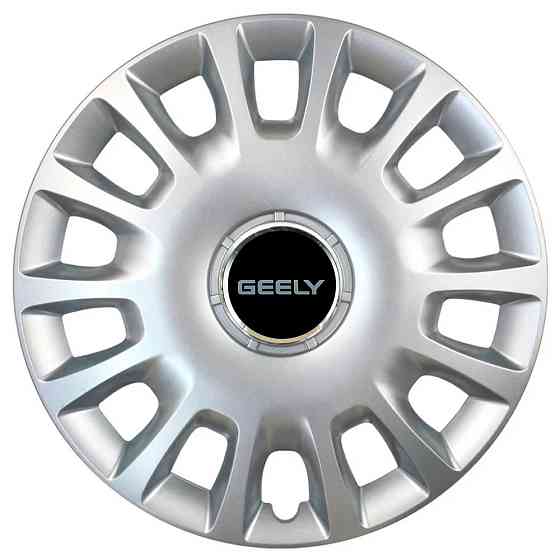 Автомобільні модельні ковпаки R13 Geely 109 4шт, SJS, сріблясті Київ