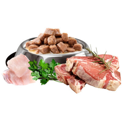 Влажный корм для кошек Mis Kiss с телятиной в соусе 100 г (4820164440155/4820111141449) Винница - изображение 2