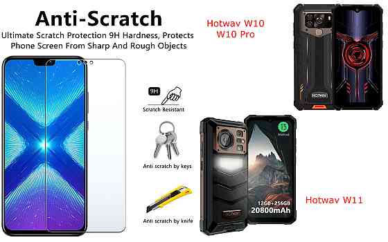 Защитное стекло NeoGlass для Hotwav W10, W10 Pro, W11 – ультрапрозрачное и устойчивое Киев